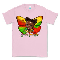 Bubblegum Pink juneteenth butterfly black girl Classic Tee - HRA Design Shop