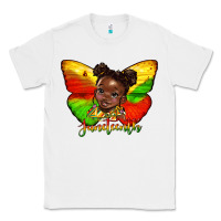 White juneteenth butterfly black girl Classic Tee - HRA Design Shop