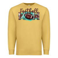 Antique Gold football mom Premium Sweatshirt - BarkalooDesign