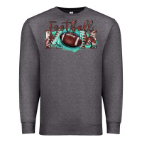 Charcoal Heather football mom Premium Sweatshirt - BarkalooDesign