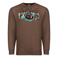 Chestnut football mom Premium Sweatshirt - BarkalooDesign
