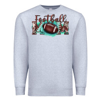 Heather Grey football mom Premium Sweatshirt - BarkalooDesign