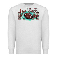 Oatmeal Heather football mom Premium Sweatshirt - BarkalooDesign
