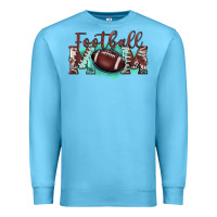 Ocean Blue football mom Premium Sweatshirt - BarkalooDesign
