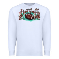 White football mom Premium Sweatshirt - BarkalooDesign