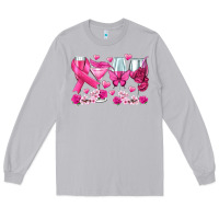 Moon Dust breast cancer wine glasses Long Sleeve Tee - texasbilliewilder