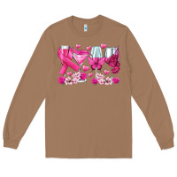 Toasted Coconut breast cancer wine glasses Long Sleeve Tee - texasbilliewilder