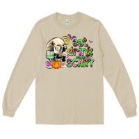 Mushroom eat drınk and be scary Long Sleeve Tee - AdoDesignShop