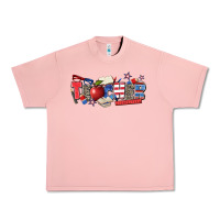 Salmon American teacher Urban Heavy Tee - Zillion Design Studio