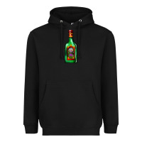 Black tequila bottle Heavyweight Hoodie - AdoDesignShop