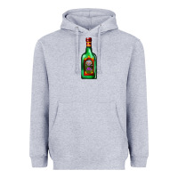 Heather Grey tequila bottle Heavyweight Hoodie - AdoDesignShop