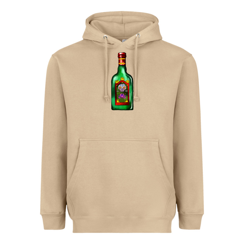 Tequila Bottle Heavyweight Hoodie by AdoDesignShop | Teevron