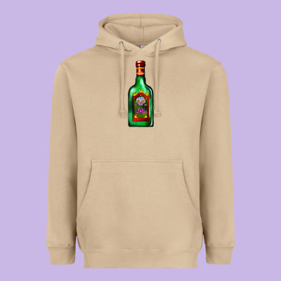 Tequila Bottle Heavyweight Hoodie Designed By Adodesignshop