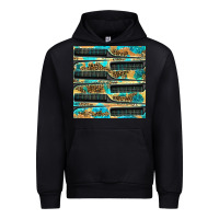 Black Hairdresser Parting Comb With Leopard And Glitter Seamless Pattern Bbs Urban Hoodie - BundleAndBundleShop