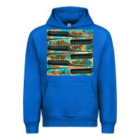 Cobalt Hairdresser Parting Comb With Leopard And Glitter Seamless Pattern Bbs Urban Hoodie - BundleAndBundleShop