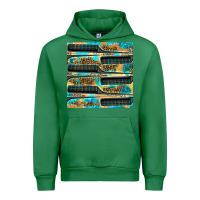 Emerald Hairdresser Parting Comb With Leopard And Glitter Seamless Pattern Bbs Urban Hoodie - BundleAndBundleShop