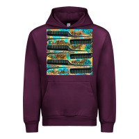 Mauve Wine Hairdresser Parting Comb With Leopard And Glitter Seamless Pattern Bbs Urban Hoodie - BundleAndBundleShop