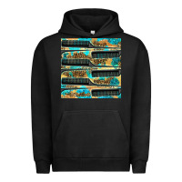Pigment Black Hairdresser Parting Comb With Leopard And Glitter Seamless Pattern Bbs Urban Hoodie - BundleAndBundleShop