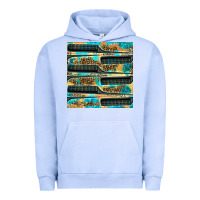 Pigment Grape Ice Hairdresser Parting Comb With Leopard And Glitter Seamless Pattern Bbs Urban Hoodie - BundleAndBundleShop