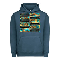 Pigment Midnight Navy Hairdresser Parting Comb With Leopard And Glitter Seamless Pattern Bbs Urban Hoodie - BundleAndBundleShop