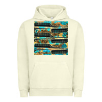 Pigment Pistachio Hairdresser Parting Comb With Leopard And Glitter Seamless Pattern Bbs Urban Hoodie - BundleAndBundleShop