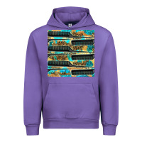 Tulip Hairdresser Parting Comb With Leopard And Glitter Seamless Pattern Bbs Urban Hoodie - BundleAndBundleShop