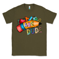 Army Green dude Classic Tee - CowhideDigitalArt