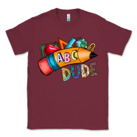 Burgundy dude Classic Tee - CowhideDigitalArt