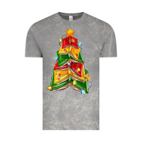 Cloud Rock christmas book tree Vintage Tee - Zillion Design Studio