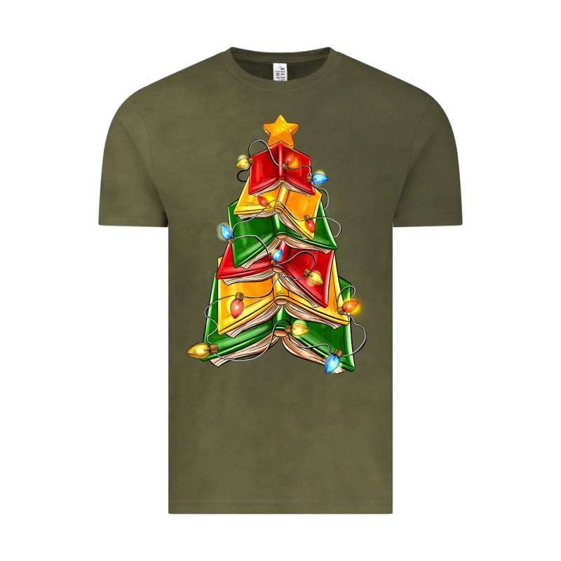 Christmas Book Tree Vintage Tee by Zillion Design Studio | Teevron