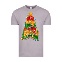 Vintage Zinc christmas book tree Vintage Tee - Zillion Design Studio