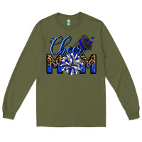 Army Green Cheer mom Long Sleeve Tee - Zillion Design Studio