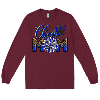 Burgundy Cheer mom Long Sleeve Tee - Zillion Design Studio
