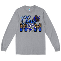 Heather Grey Cheer mom Long Sleeve Tee - Zillion Design Studio