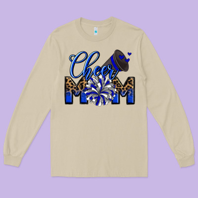 Cheer Mom Long Sleeve Tee Designed By Zillion Design Studio