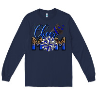 Navy Cheer mom Long Sleeve Tee - Zillion Design Studio