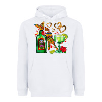 White mexican tequila margarita and maracas Heavyweight Hoodie - AdoDesignShop