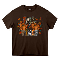 Chocolate Brown fall vibes Heavy Core Tee - SublimationCraftShop