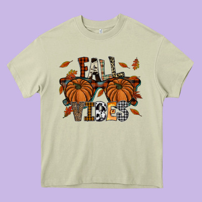 Fall Vibes Heavy Core Tee Designed By Sublimationcraftshop