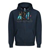 Navy rt respiraory therapist Zipper Hoodie - CowhideDigitalArt