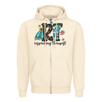 Sandshell rt respiraory therapist Zipper Hoodie - CowhideDigitalArt