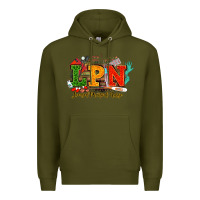 Army Green lpn licensed practical nurse juneteenth Premium Hoodie - NancyCooperArtShop
