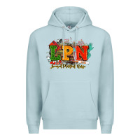 Blue Mist lpn licensed practical nurse juneteenth Premium Hoodie - NancyCooperArtShop
