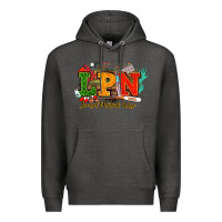 Charcoal Heather lpn licensed practical nurse juneteenth Premium Hoodie - NancyCooperArtShop