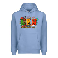Colony Blue lpn licensed practical nurse juneteenth Premium Hoodie - NancyCooperArtShop