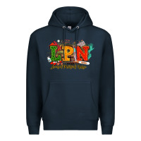 Navy lpn licensed practical nurse juneteenth Premium Hoodie - NancyCooperArtShop