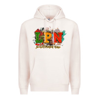 Pale Pink lpn licensed practical nurse juneteenth Premium Hoodie - NancyCooperArtShop