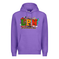 Purple lpn licensed practical nurse juneteenth Premium Hoodie - NancyCooperArtShop