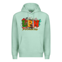 Seafoam lpn licensed practical nurse juneteenth Premium Hoodie - NancyCooperArtShop