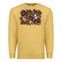 Antique Gold football background Premium Sweatshirt - BarkalooDesign